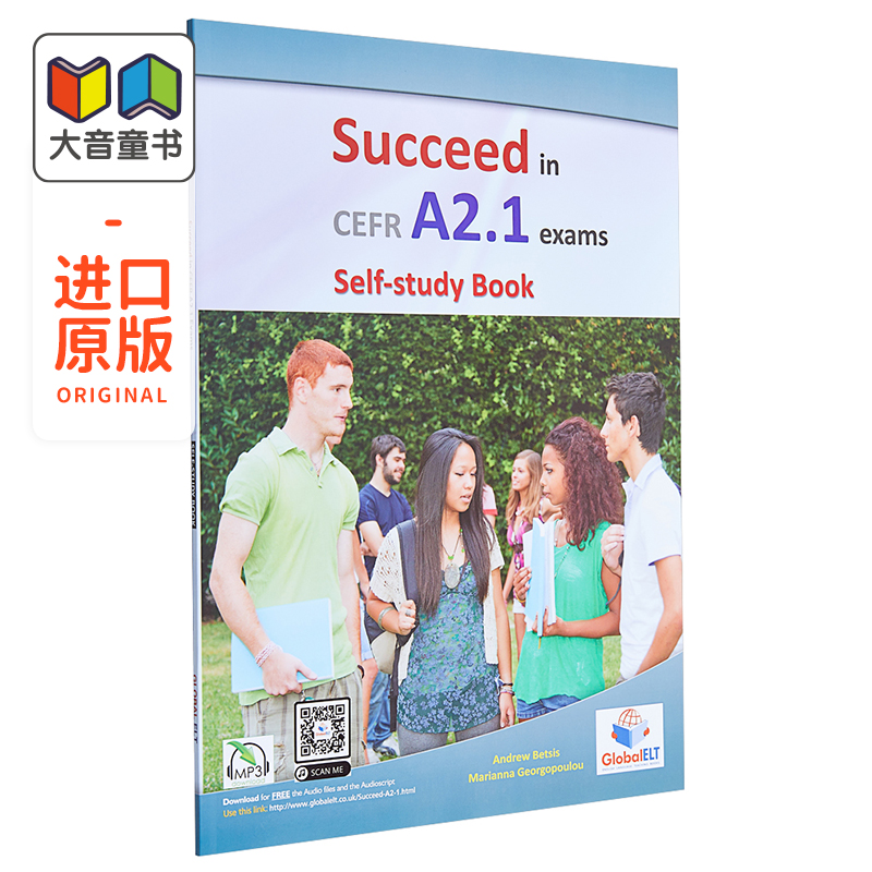 Global ELT Cambridge A2 KET GESE Grade 3 Succeed in Self-study Edition 词汇口语和听力自学套装 英文原版 剑桥英语 - 图0