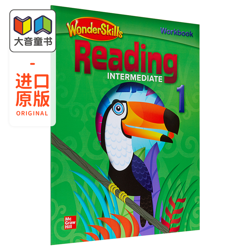 WonderSkills Reading Intermediate workbook 1-3 美国麦格劳希尔英语中级教材练习册 阅读奇迹掌握 英文原版 进口原版工具? - 图0