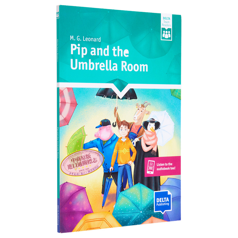 Pip and the Umbrella Room Level 4, A1+ Delta Team Readers 皮普和伞房 4级 A1+读物 英文原版进口 英语学习 大音 - 图3