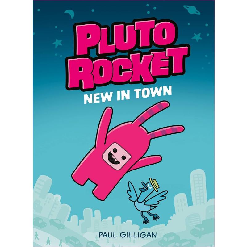 Pluto Rocket冥王星火箭2册儿童桥梁漫画故事书 New In Town Joe Pidge Flips英文原版进口图书大音-图0