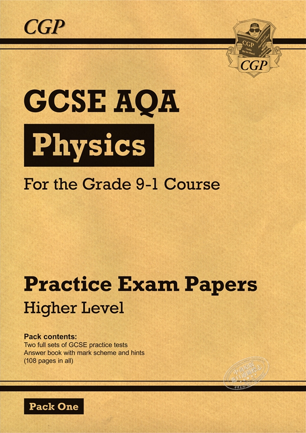 CGP Grade 9-1 GCSE Physics物理 AQA Practice Papers Higher Pack 1& 2套装英国进口原版书-图1