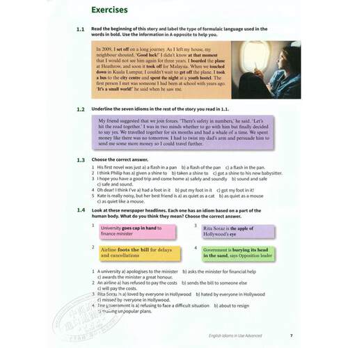 Cambridge English in Use 系列 Idioms Advanced Book with Answers 剑桥高级英语惯用语配答案 英文原版 自学和课堂用工具? - 图3