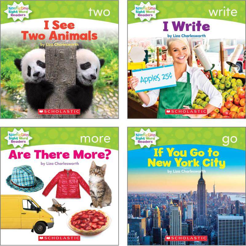 学乐高频词百科读物C级 Nonfiction Sight Word 亲子英语视觉单词卡片英文原版