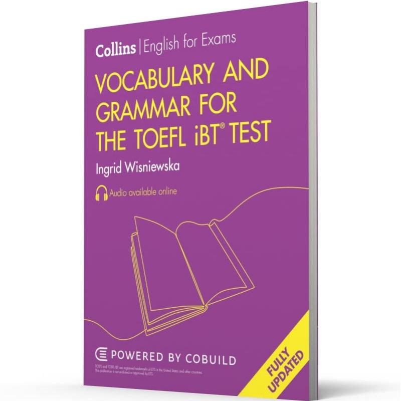 2023新版柯林斯新托福考试指南词汇语法Vocabulary and Grammar for the TOEFL iBT(R) Test英文原版英语考试大音-图0