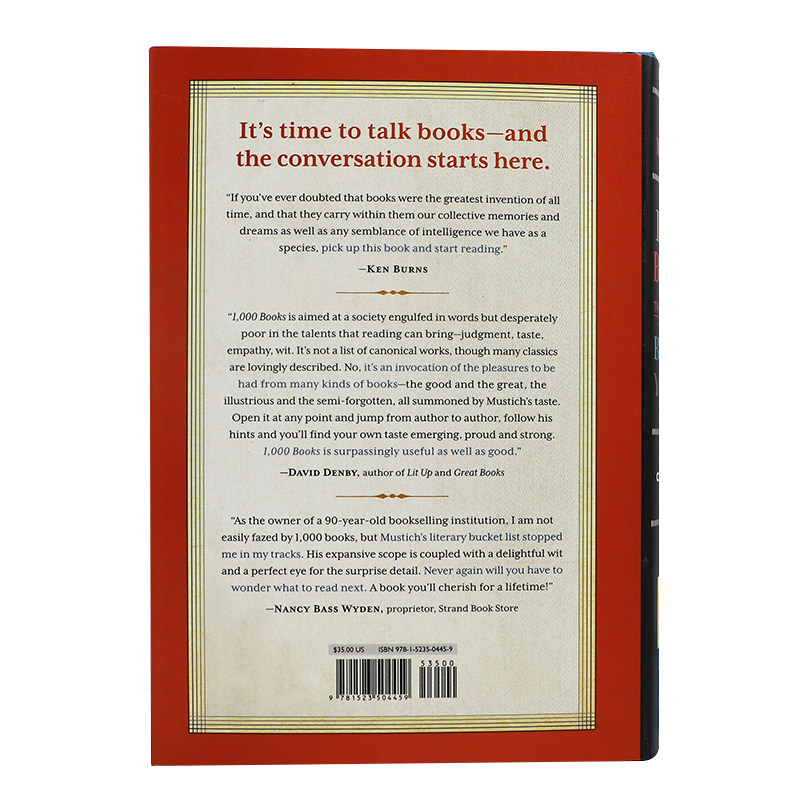 改变人生的清单 精装 英文原版临死前要读1000本书 1,000 Books to Read Before You Die: A Life-Changing List 英语进口?