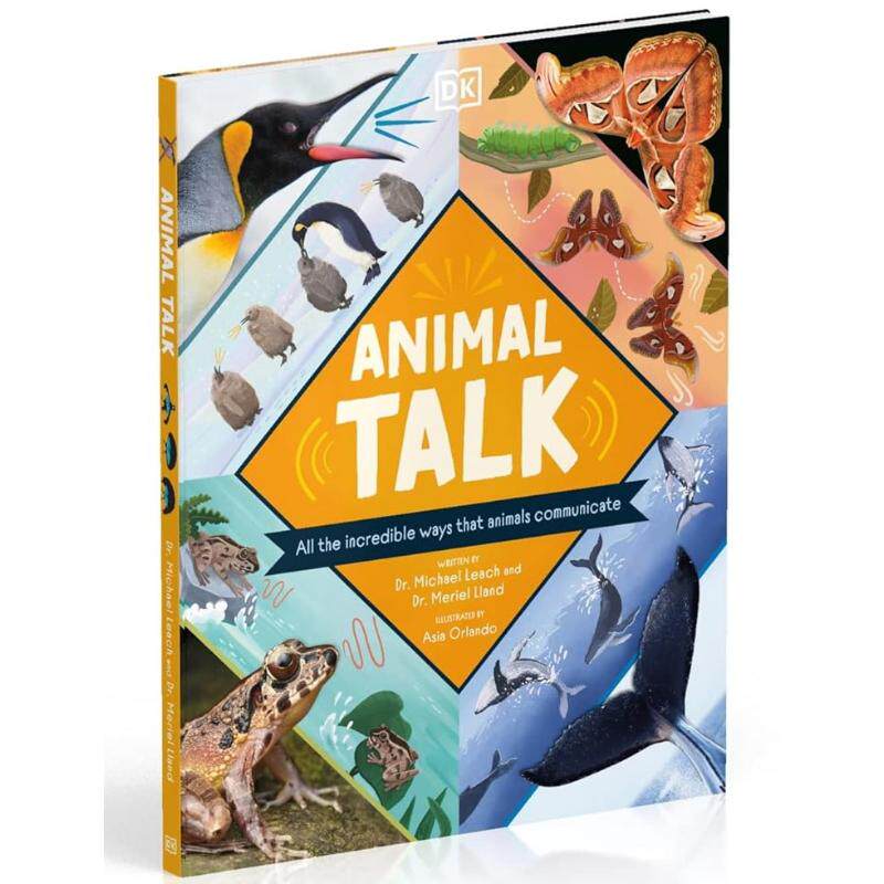 DK动物说 Animal Talk 英文原版 儿童科普绘本 动物知识百科图画书 7岁以上 进口自然科学读本 精装 动物对话交流 大音