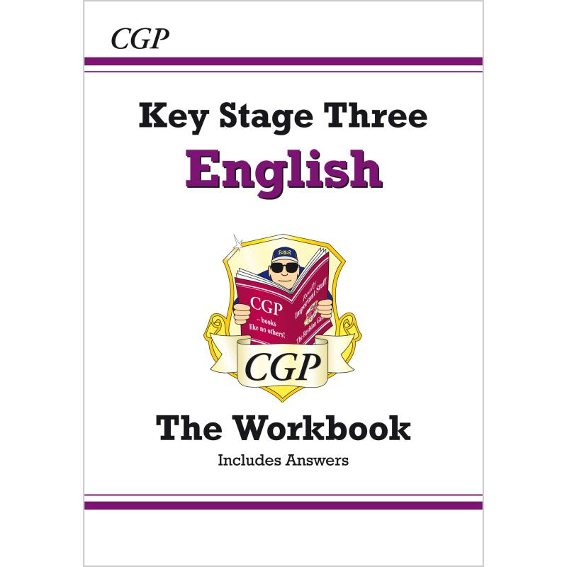 预售 英国CGP教材 KS3 English Workbook Grammar 中学英语教辅2册套装 单词拼写 语法 标点符号 练习含答案 12-14岁