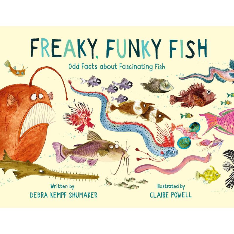 Claire Powell Freaky Funky Fish Odd Facts about Fascintating Fish 怪异的鱼 英文原版 精品绘本 动物故事 4-6岁 大音 - 图3