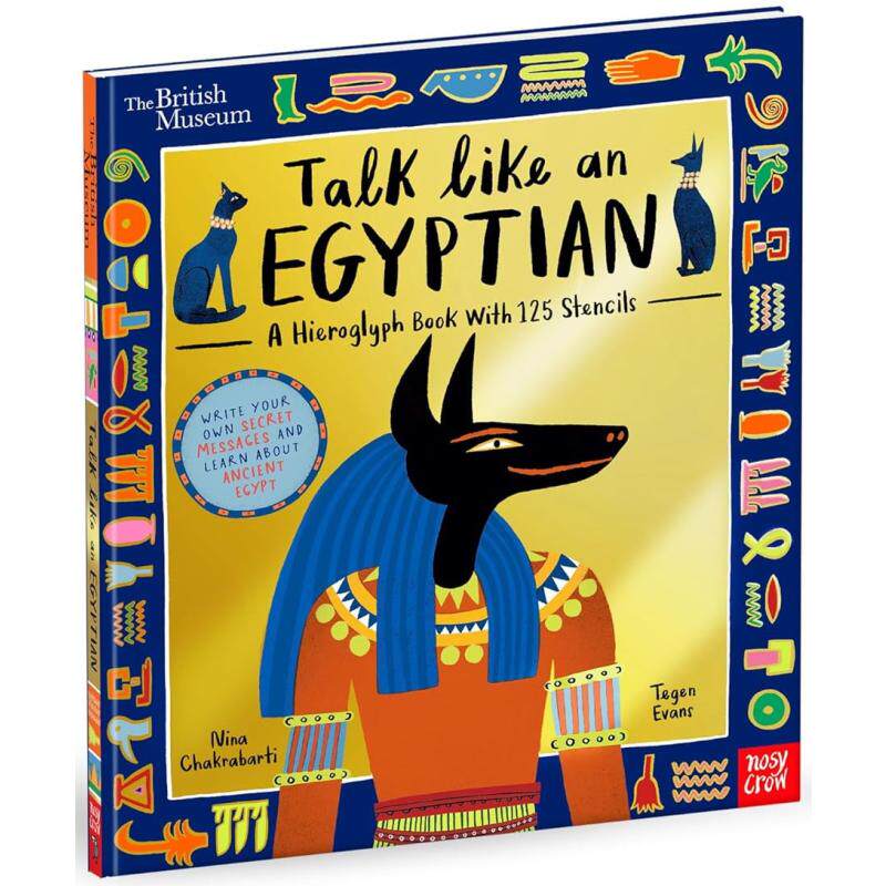 像埃及人一样说话 Talk Like an Egyptian 英文原版 儿童科普绘本 人文百科图画书 精装 进口儿童读物 7岁以上 大音