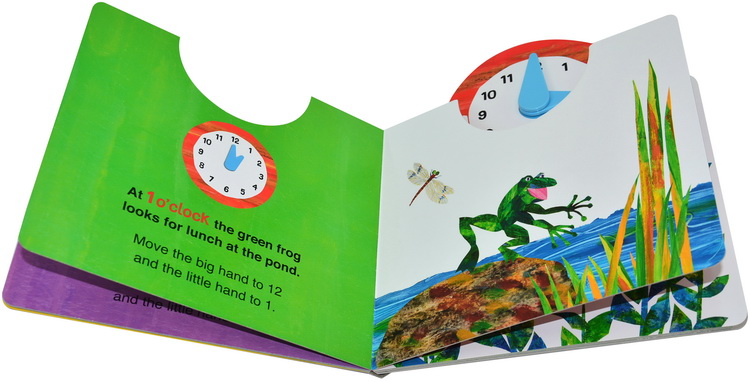 预售 The World of Eric Carle What's the Time? 纸板时钟操作书 时间认知学习 艾瑞卡尔爷爷好饥饿的毛毛虫Very Hungry Caterpil - 图2