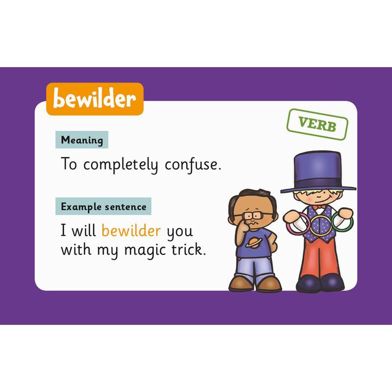 Vocabulary Flashcards for Ages 5-7 5-7岁单词卡片英文原版进口小学教辅参考书工具书英语单词卡片英语学习大音-图3