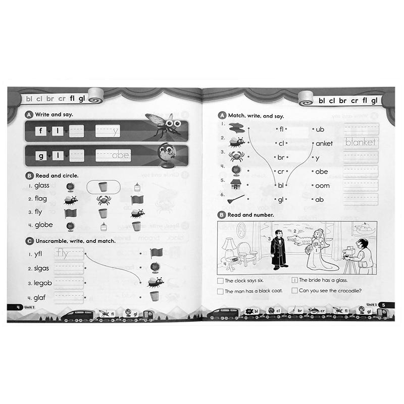 四阶段 OPW Oxford Phonics World Level 4课本练习册 Long Vowels新版牛津少儿英语自然拼读世界英文原版-图2