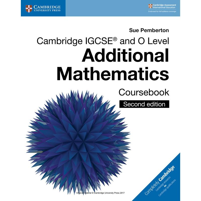 Cambridge IGCSE & O Level Additional Mathematics Coursebook/Practice Book 剑桥高等数学教材/练习册可选 - 图1