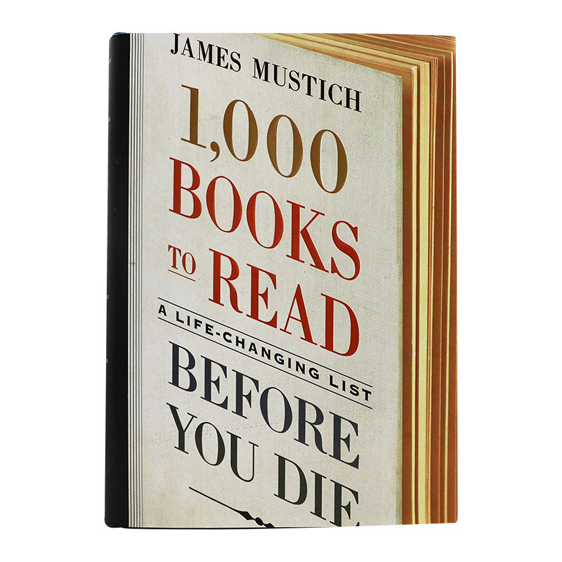 改变人生的清单 精装 英文原版临死前要读1000本书 1,000 Books to Read Before You Die: A Life-Changing List 英语进口?