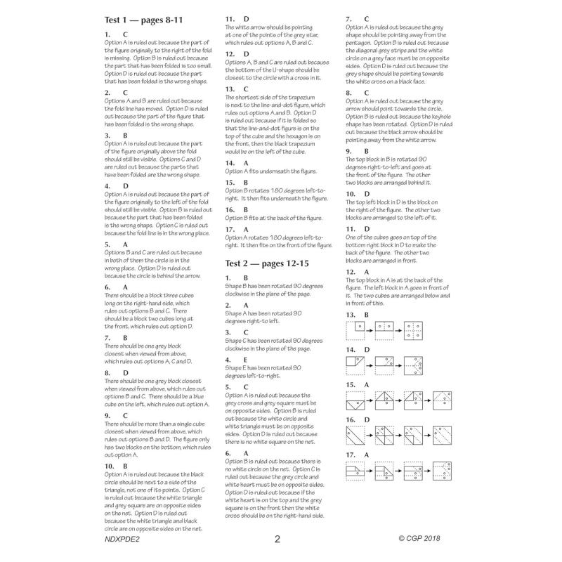 11+ CEM 10-Minute Tests: Non-Verbal Reasoning 3D & Spatial - Ages 10-11 Book 1 with Onli Ed 大音 - 图3