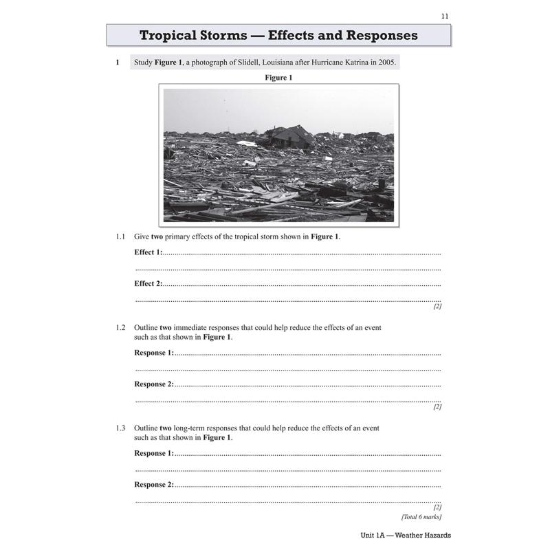 英国CGP原版教辅 Grade 9-1 GCSE Geography AQA Exam Practice Workbook GCSE地理AQA考试练习手册英文进口图书大音-图1