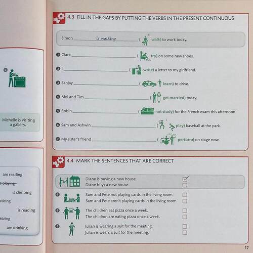 DK English for Everyone 系列 语法练习册 英文原版 Grammar Guide Practice Book 新视觉 人人学英语 日常综合训练单词参考 - 图2