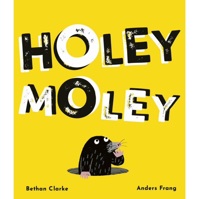 Anders Frang：Holey Moley爱钻洞的小鼹鼠英文原版进口图书儿童绘本动物故事图画书 3-6岁童书儿童读物大音-图1