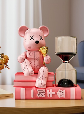 创意暴力熊磁性流沙摆件