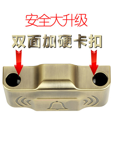DF报警玻璃门锁门店面锁双开门防盗锁u型锁插锁推拉商铺摩托车锁 - 图0