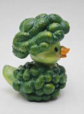 可爱蔬菜鸭树脂工艺品创