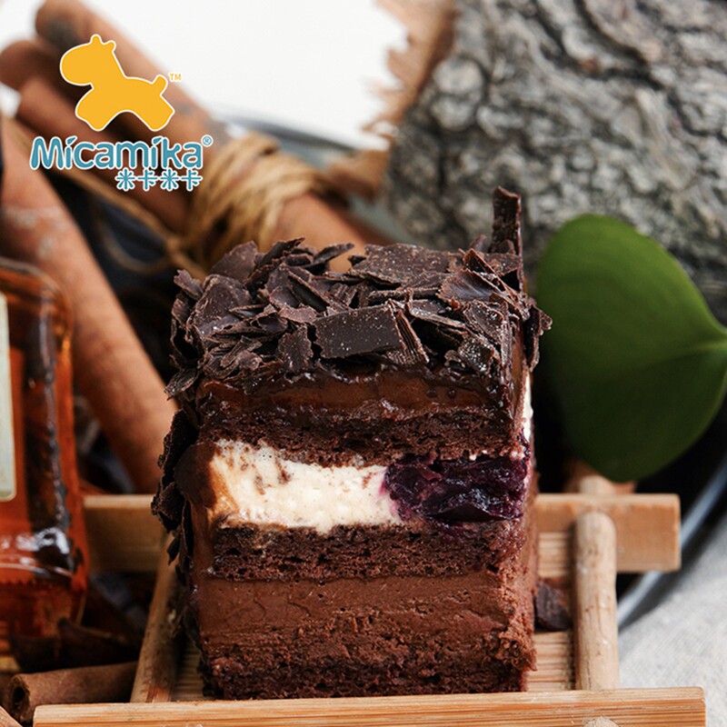 micamika黑巧克力童话森林生日蛋糕 米卡米卡食品新鲜蛋糕