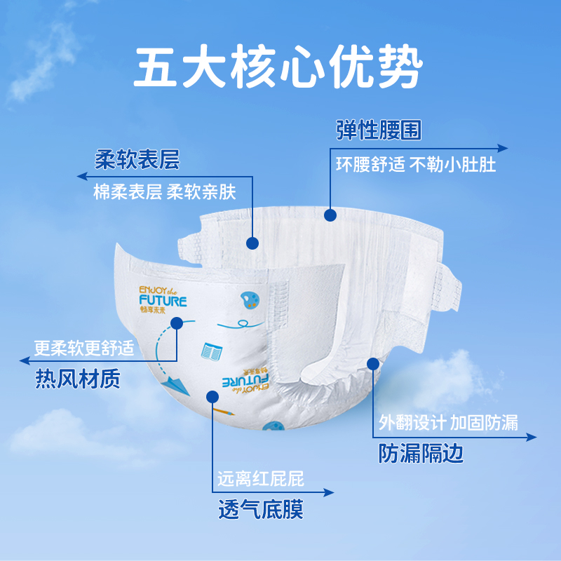 【拍6包送赠品6选1】我是小时代纸尿裤婴儿拉拉裤尿裤轻薄透气L码