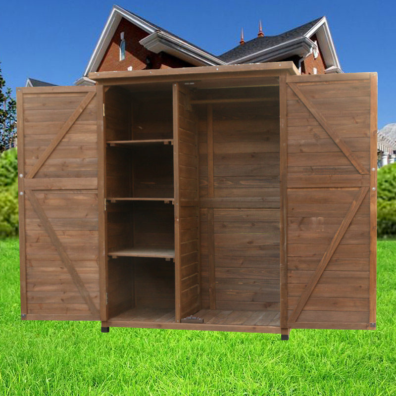 户外加大收纳柜庭院防雨水储物柜庭院工具柜防腐杂物柜阳台置物柜