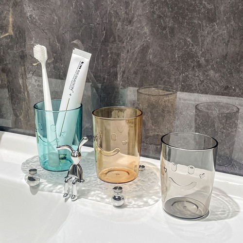 漱口杯简约情侣高颜值刷牙的杯子牙具牙缸牙刷杯家用儿童洗漱杯 - 图3