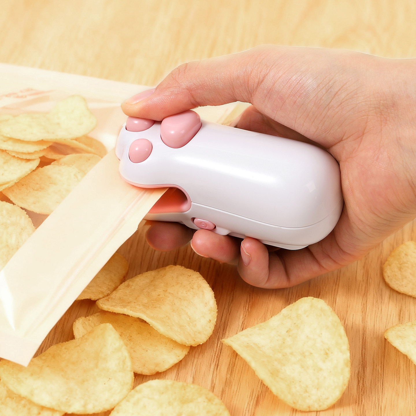 真空封口机小型家用手压式封口器迷你便携零食品塑料袋热密封神器,淘宝优惠券,粉丝福利购,淘宝优惠卷