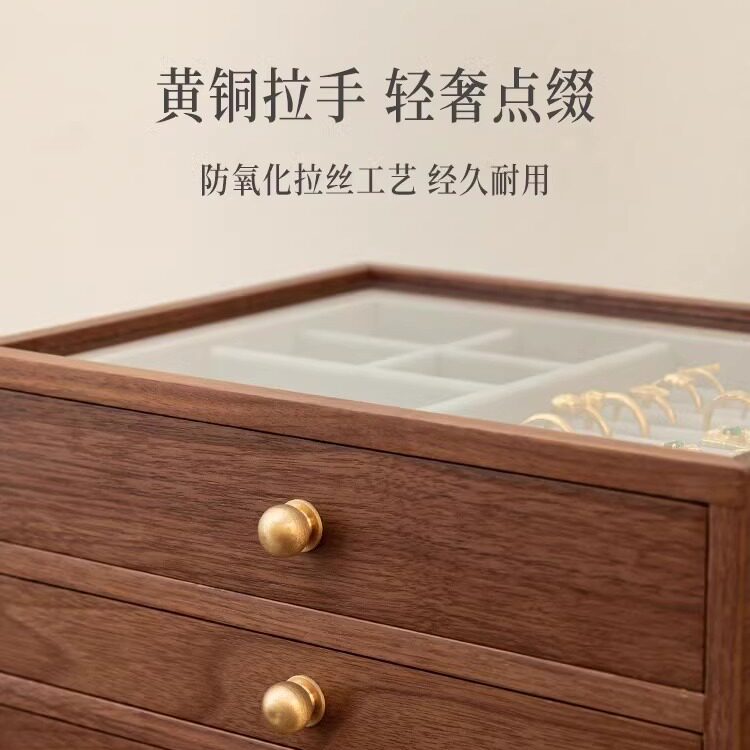 首饰盒收纳盒高档精致实木质手饰品项链2025年新款情人节新婚礼物