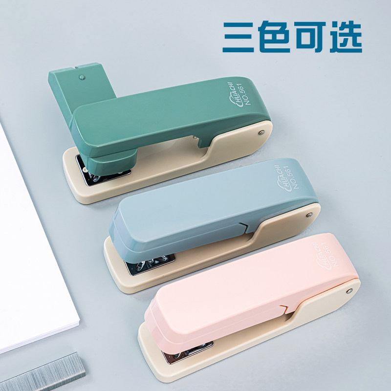 Rotatable stapler for students, high-looking stapler