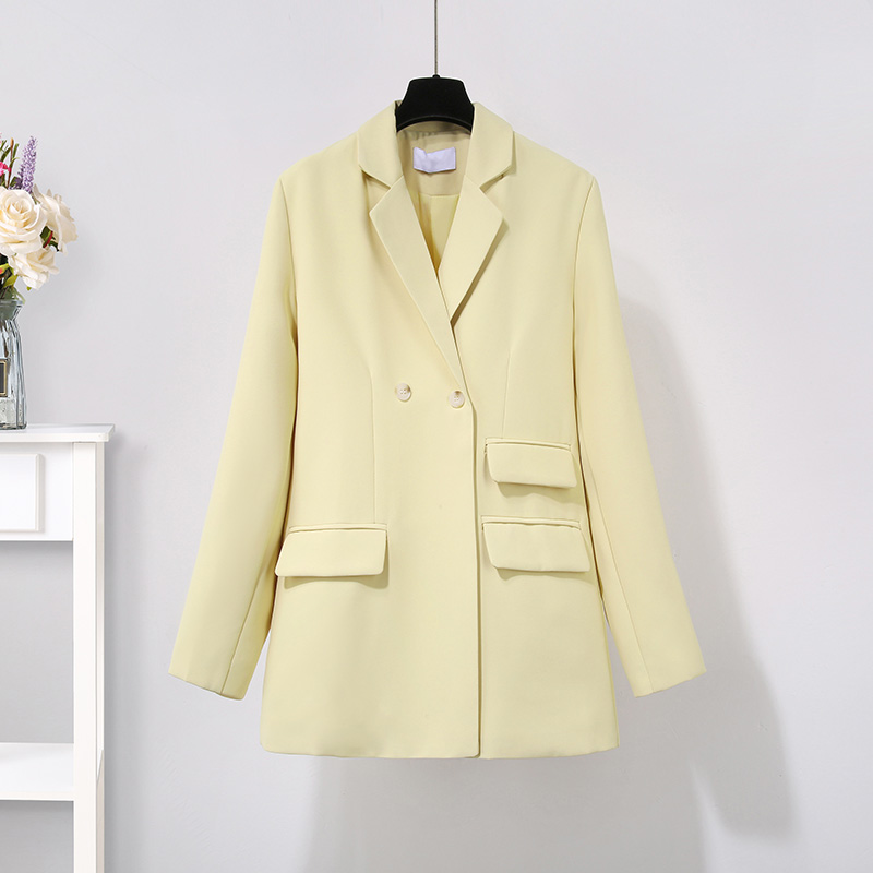 初黎旗舰店2022年早春季女装新款西装裙子两件套法式中长款雪纺碎花连衣裙仙1