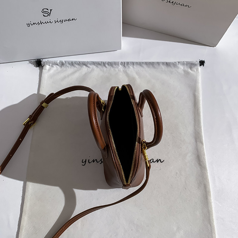 2025超火小包包新款棕色包包女士贝壳包迷你小包包手提单肩斜挎包,淘宝优惠券,粉丝福利购,淘宝优惠卷