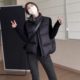 白鸭绒羽绒马甲女短款背心秋冬2025新款立领高级感小个子坎肩外穿