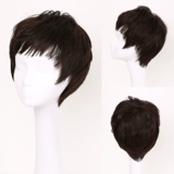 Японский парик, кудрявая челка изготовленная из настоящих волос, пряди волос