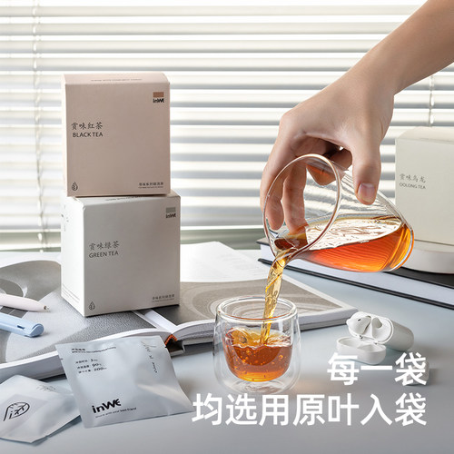 inWE因味桂花乌龙绿茶冷袋泡茶组合花草茶袋泡红茶多口味每日茶 - 图2