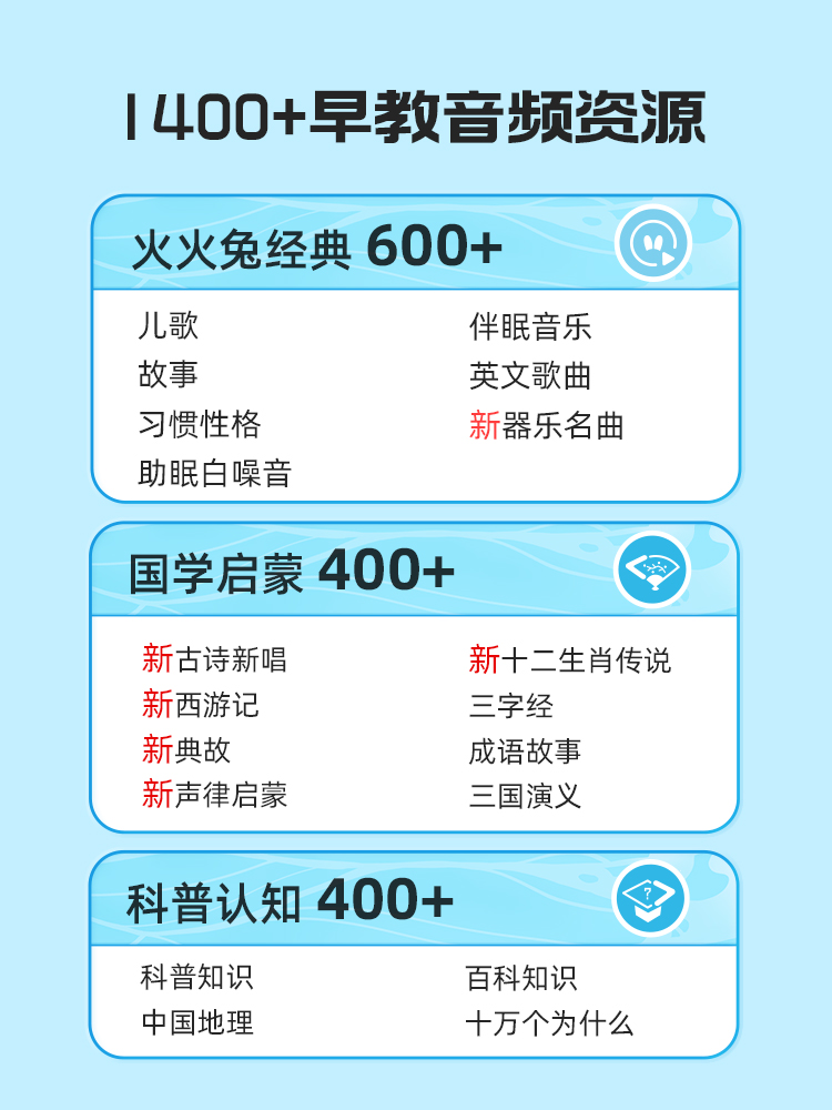 火火兔早教机G3BOX婴幼智能音乐玩具启蒙益智3-6岁儿童故事机-图2