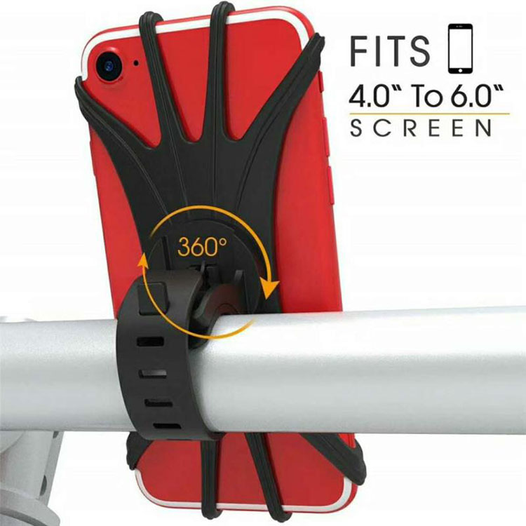 New Strap Silicone iPhone Bike Mount motorcycle phone holder-图3