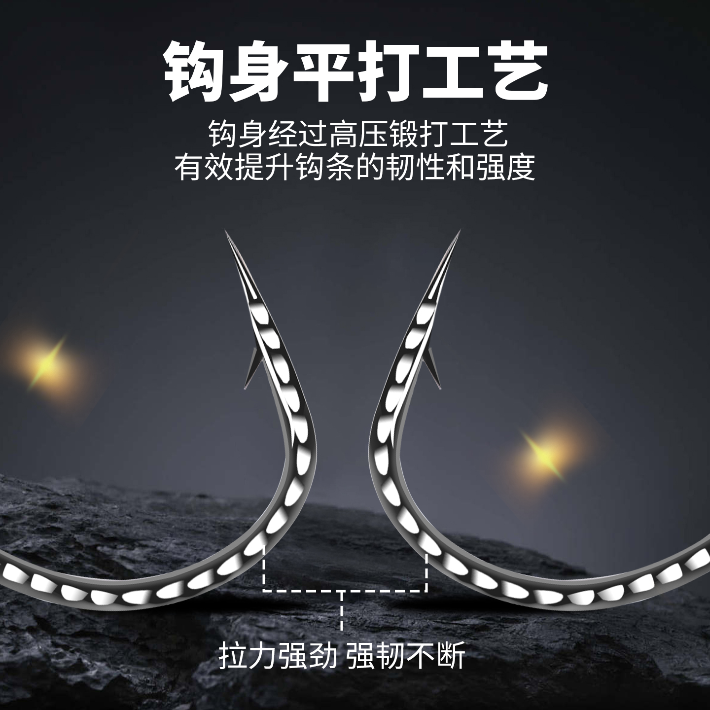 本适8字环泥鳅倒钓钩路亚软饵8003加强wacky钩黑坑钓鲈鱼鳜鱼专用 - 图2