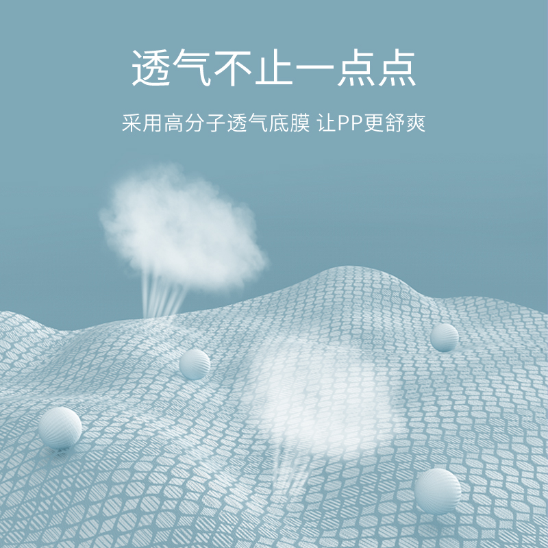 蒂乐旗舰店蒂乐婴儿隔尿垫防水透气一次性护理垫小号新生儿宝宝尿片垫不可洗3