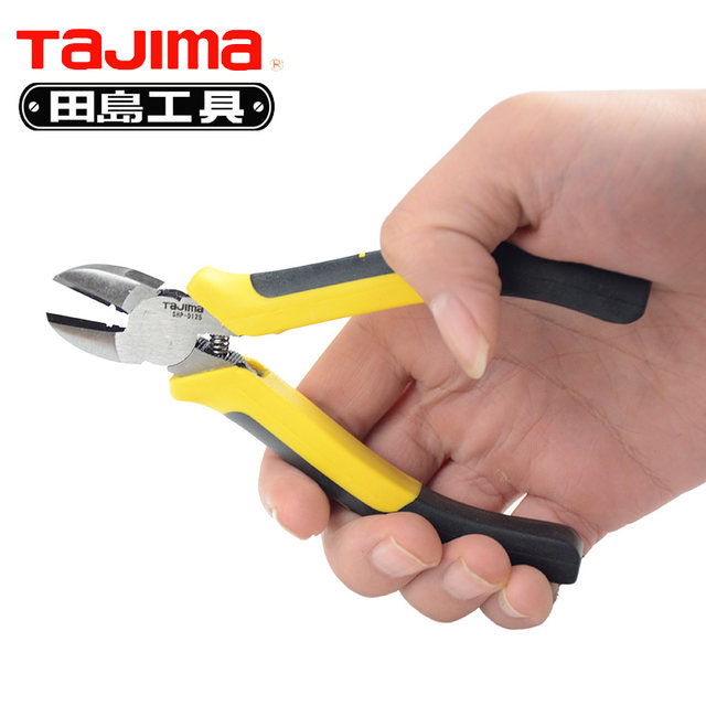 Tajima Tools Genuine Japanese Tajima 5-inch oblique pliers Wire pliers 6-inch 7-inch cutting oblique pliers with spring