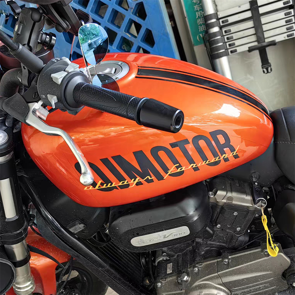 钱江闪300S闪500S原厂贴原车复刻贴纸验车恢复原貌防水拉花油箱贴 - 图1