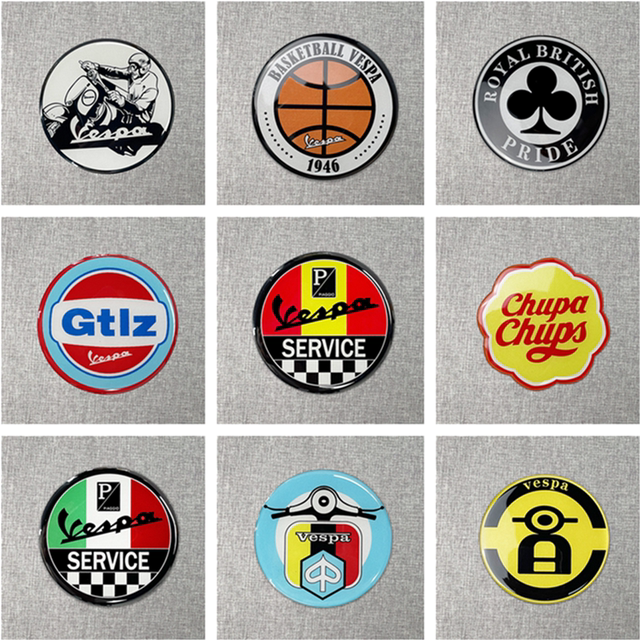 VESPA Piaggio modified soft magnet car sticker