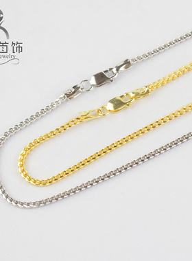 法国独特风质感通用银项链