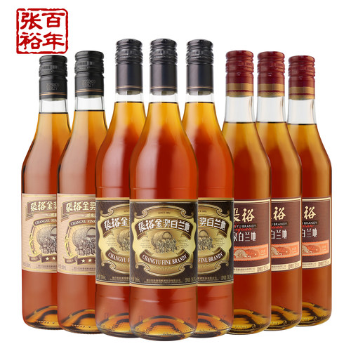张裕官方三星金奖白兰地8瓶套装3金奖+3醴泉+2三星38.5度洋酒烈酒 - 图3
