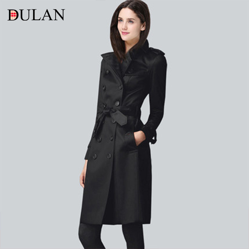 2020春秋季新款英伦中长款休闲风衣 都岚佳阳风衣