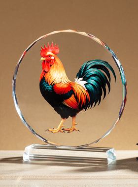 水晶狗摆件宠物纪念品狗狗水晶像生日礼物送女友闺蜜办公室玄关柜