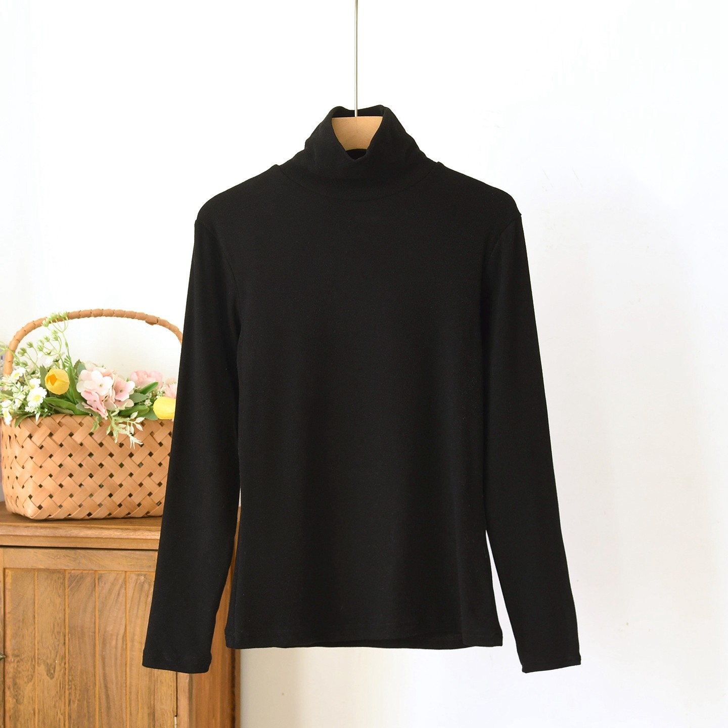 秋冬季高领德绒上衣女简约纯色圆领套头秋衣内穿打底衫单件上装,淘宝优惠券,粉丝福利购,淘宝优惠卷