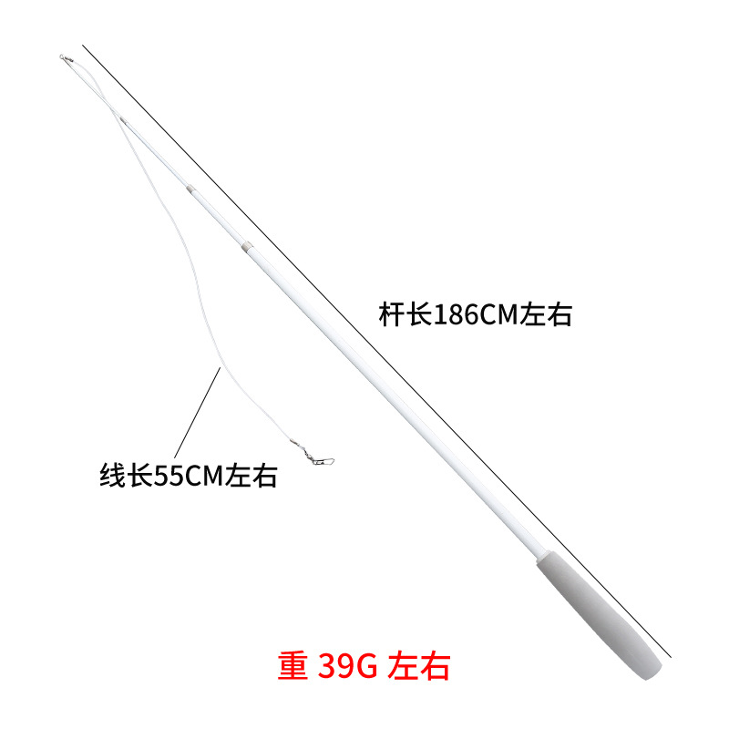 猫玩具长180c四节伸缩杆逗猫棒互动玩物用品工厂现货-图3